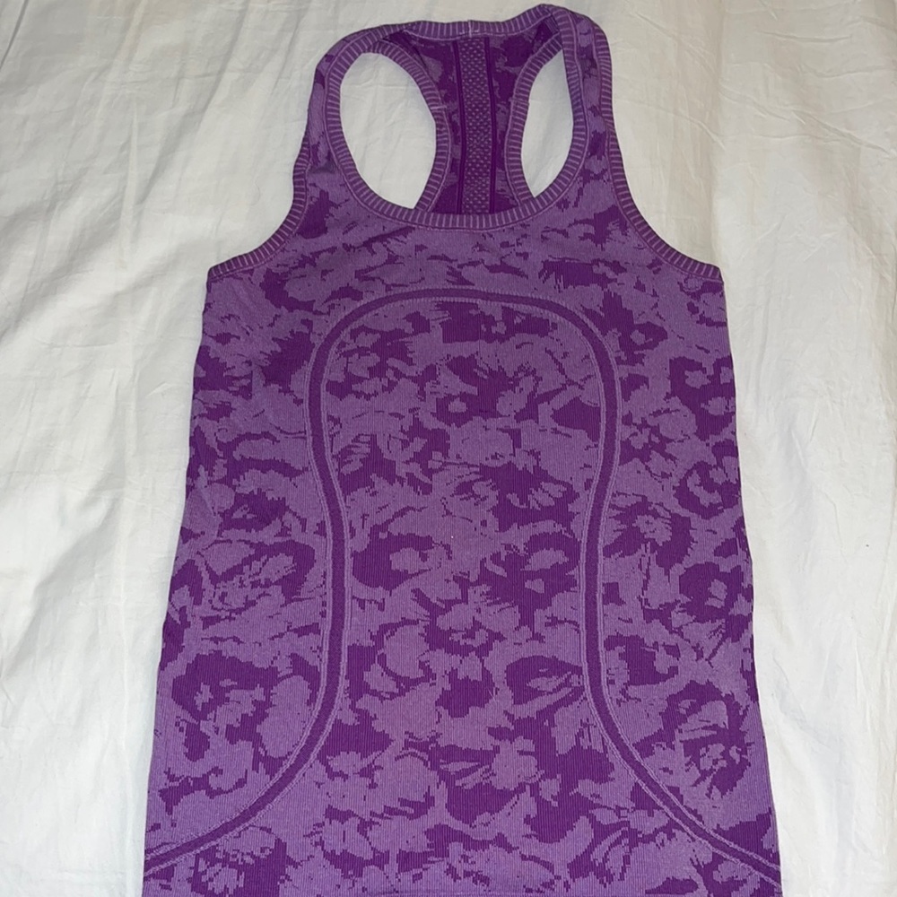 Lulu Lemon Swiftly Tech Purple Racerback Tank